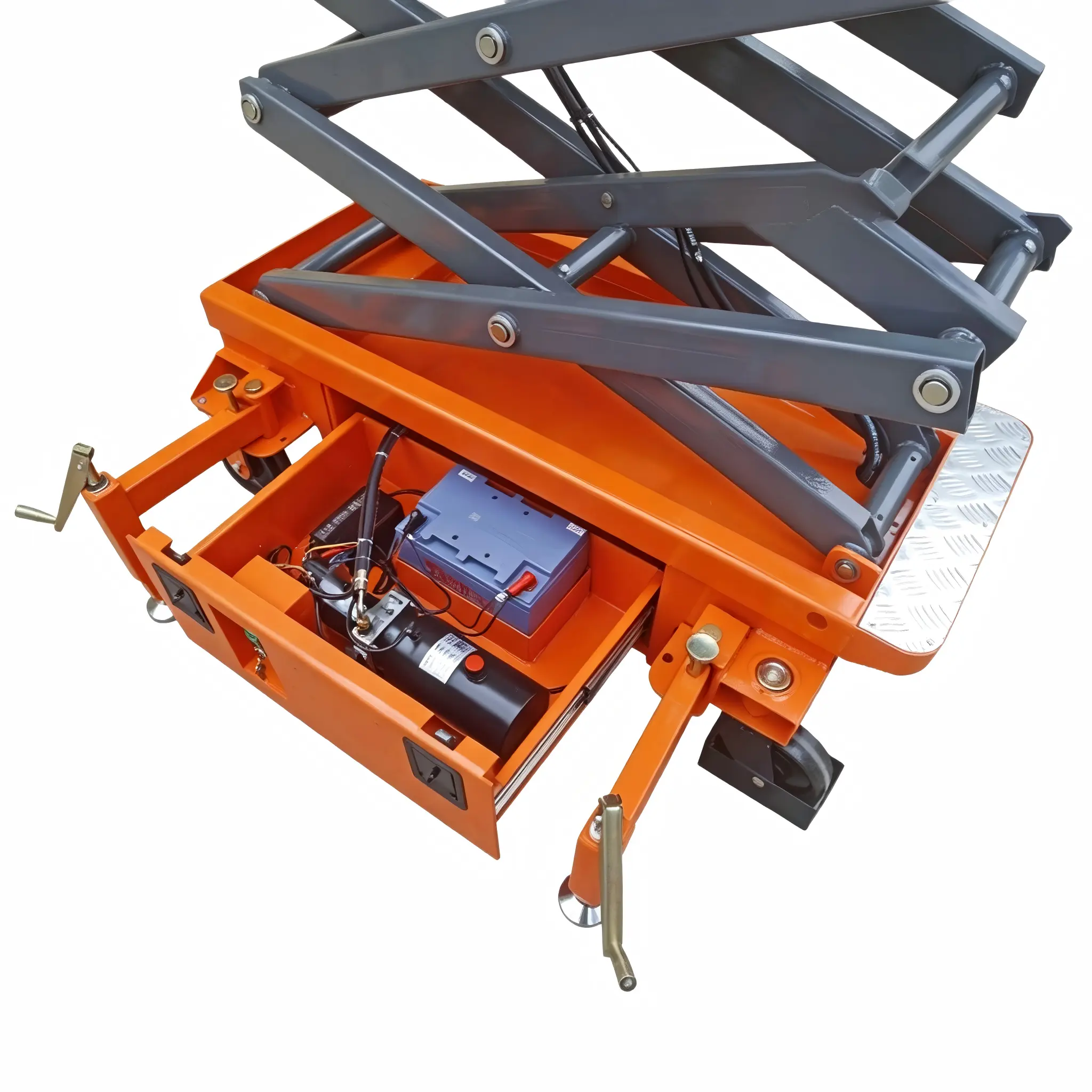 Mini All Electric Scissor Work Platform - Image 2