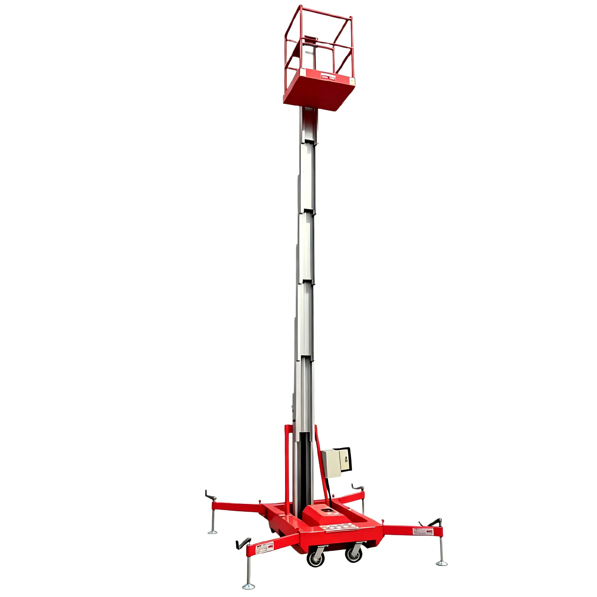 Mobile Aluminum Work Platform Single Mast - Image 2